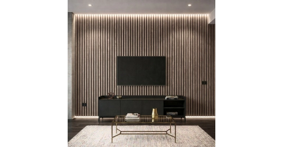 Акустичен панел от MDF 60x275см Винтидж + ПОДАРЪК: Лепило