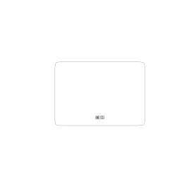 Огледало за баня с вградено задно LED осветление 50x70cm