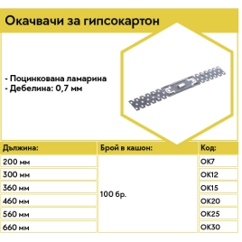 Окачвач за гипсокартон