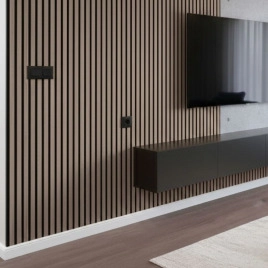 Акустичен панел от MDF 60x275см Винтидж + ПОДАРЪК: Лепило
