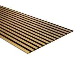 Акустичен панел от MDF 60x275см Голд + ПОДАРЪК: Лепило
